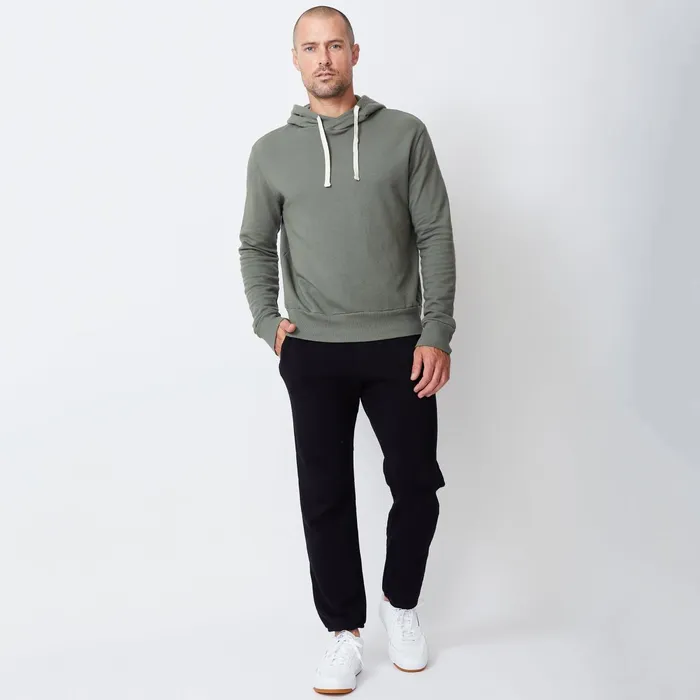 Men Sale MONROW Pullover Hoody Evergreen