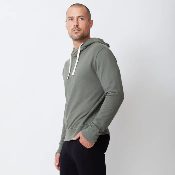 Men Sale MONROW Pullover Hoody Evergreen