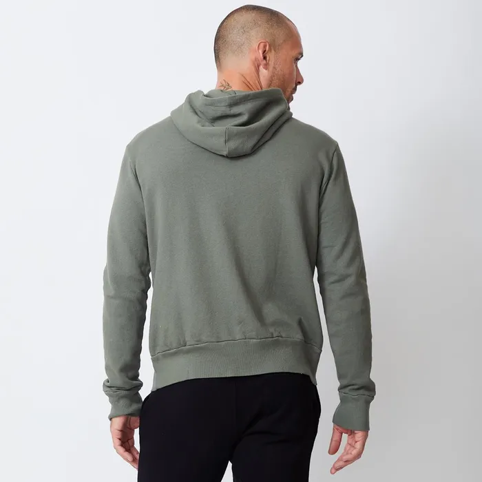 Men Sale MONROW Pullover Hoody Evergreen