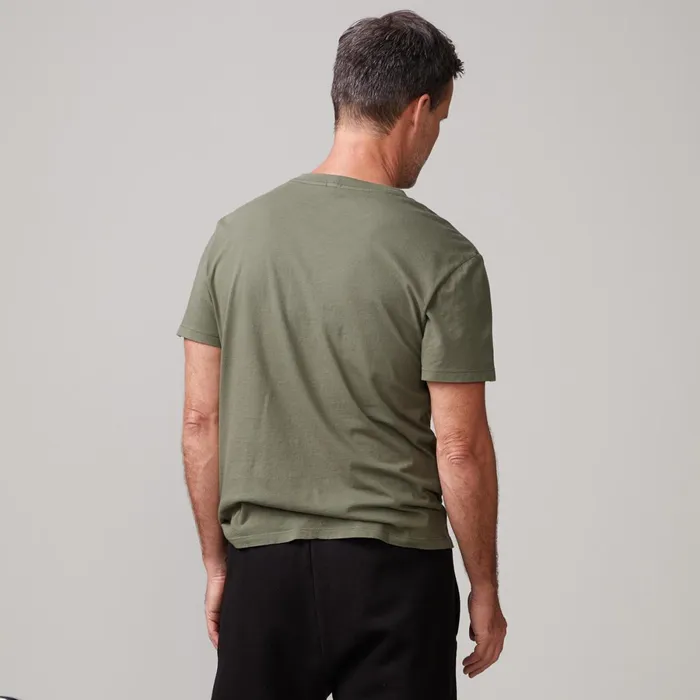 Men Sale MONROW Relaxed Crew General Green