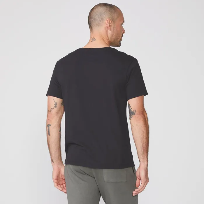 Men Sale MONROW Relaxed Pocket Crew Faded Black