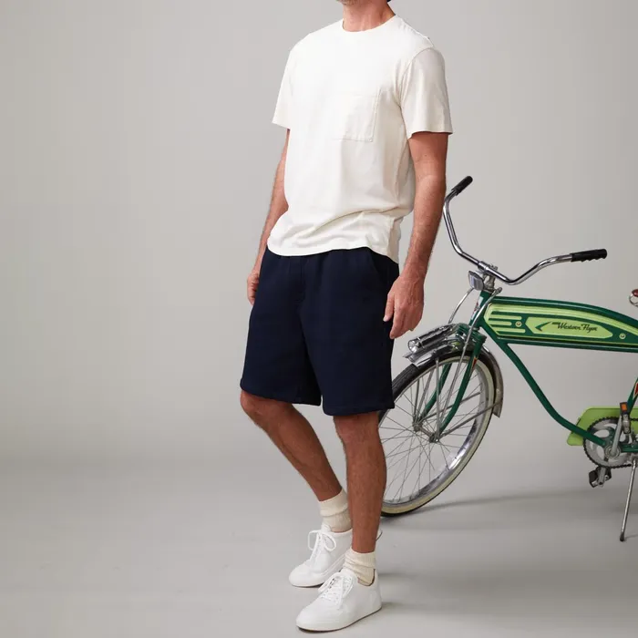 Men Sale MONROW Relaxed Pocket Crew Off White