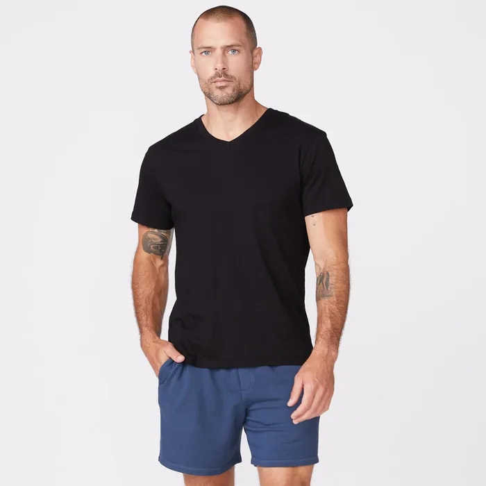 Men Sale MONROW Relaxed V Black