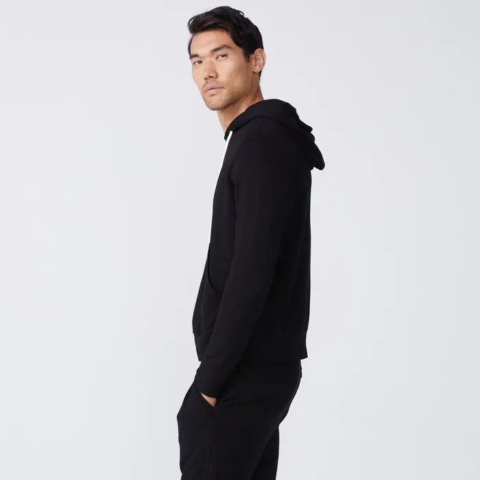 Men Sale MONROW Slouchy Pullover Hoody Black