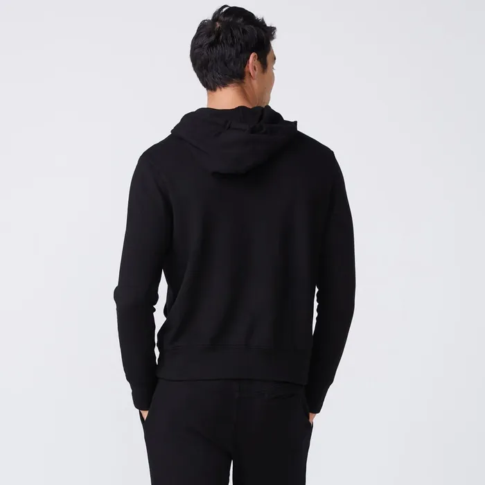 Men Sale MONROW Slouchy Pullover Hoody Black