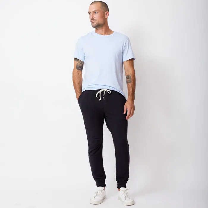 Men Sale MONROW Supersoft Fleece Jogger Faded Black