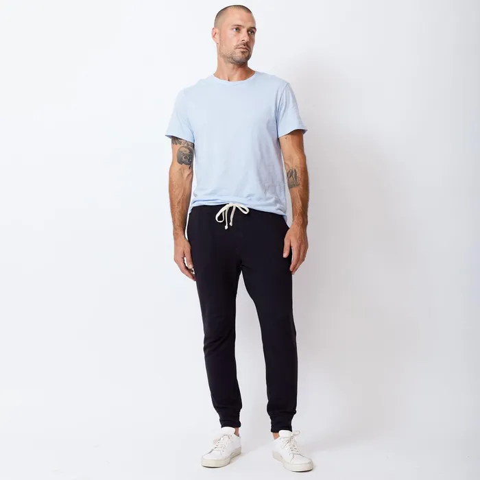 Men Sale MONROW Supersoft Fleece Jogger Faded Black