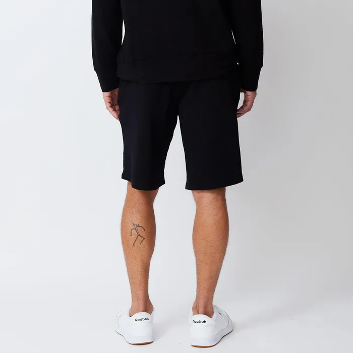 Men Sale MONROW Supersoft Fleece Shorts Black