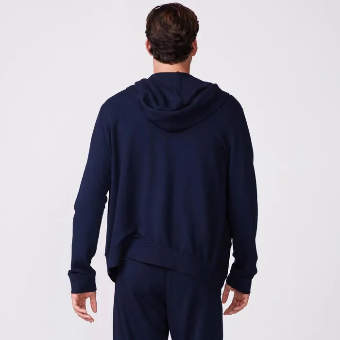 Men Sale MONROW Supersoft Fleece Zip Up Hoody Inca