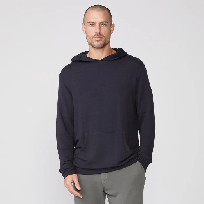 Men Sale MONROW Supersoft Pullover Hoody Faded Black