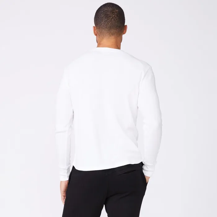 Men Sale MONROW Thermal Henley White