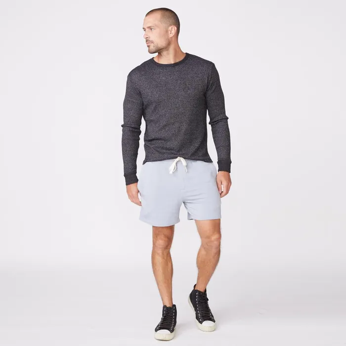 Men Sale MONROW Thermal Long Sleeve Crew Black