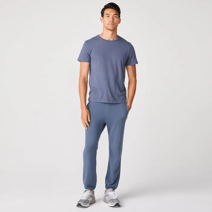Men Sale MONROW Vintage Sweats Blue Steel