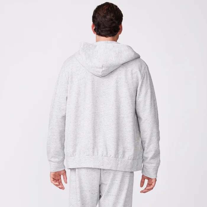 Men Sale MONROW Zip Up Hoody Heather Grey