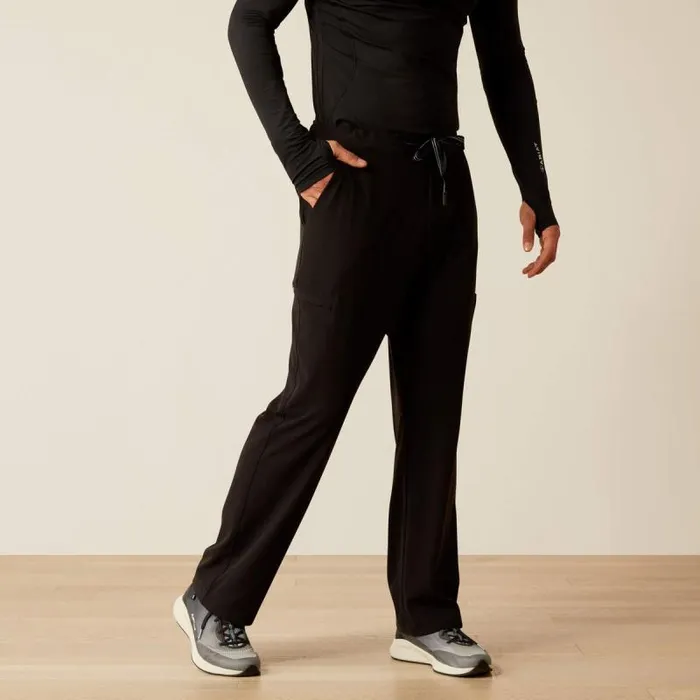 Men Scrubs Ariat Jacobi Utility Stretch Scrub Pant Black