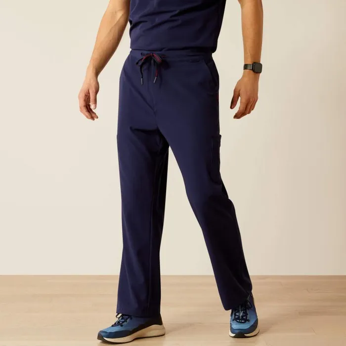 Men Scrubs Ariat Jacobi Utility Stretch Scrub Pant Navy
