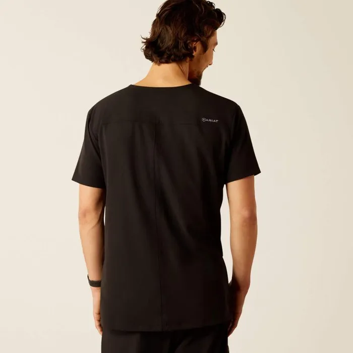 Men Scrubs Ariat Whitman Scrub Top Black Men Scrubs Ariat Whitman Scrub Top Black