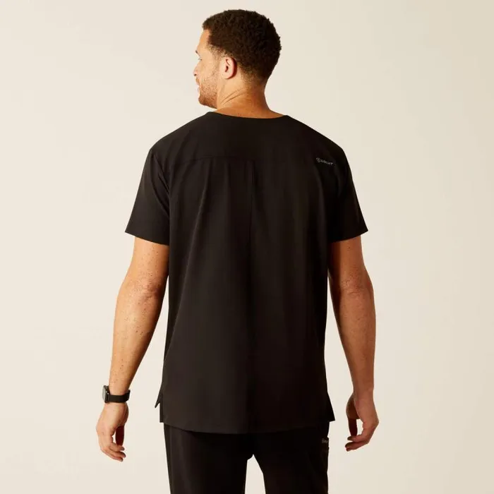Men Scrubs Ariat Whitman Scrub Top Black Men Scrubs Ariat Whitman Scrub Top Black