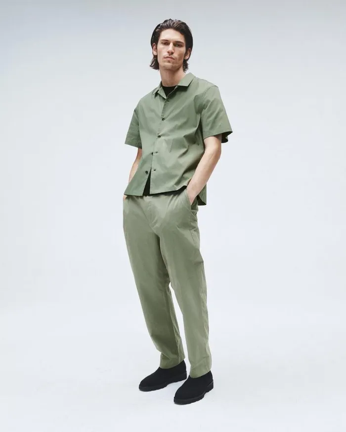 Men Shirts Rag 038 Bone Avery Viscose Shirt Lichen