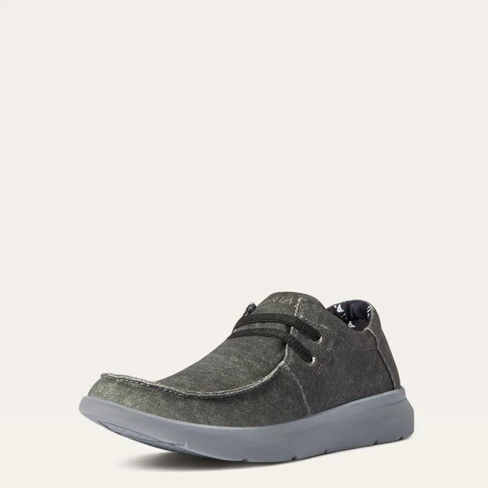Men Shoes and Sneakers Ariat Hilo Charcoal Canvas