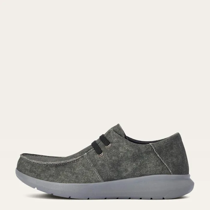 Men Shoes and Sneakers Ariat Hilo Charcoal Canvas Men Shoes and Sneakers Ariat Hilo Charcoal Canvas