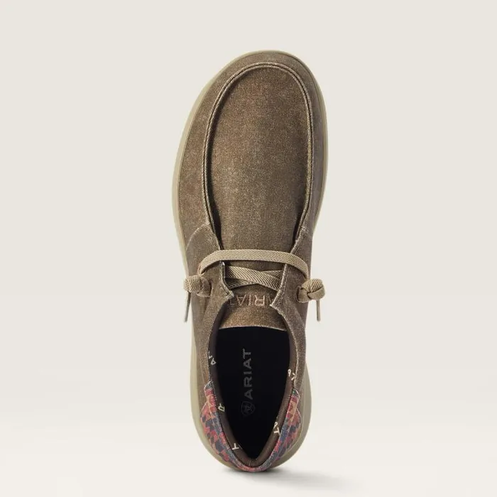 Men Shoes and Sneakers Ariat Hilo Dark Tan Rust Southwest Print Men Shoes and Sneakers Ariat Hilo Dark Tan Rust Southwest Print