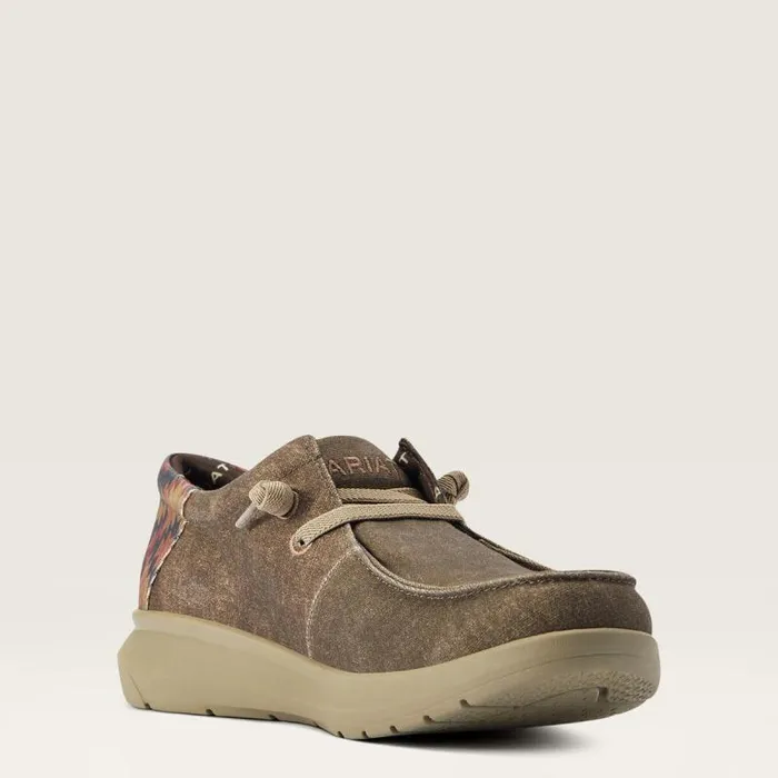 Men Shoes and Sneakers Ariat Hilo Dark Tan Rust Southwest Print Men Shoes and Sneakers Ariat Hilo Dark Tan Rust Southwest Print