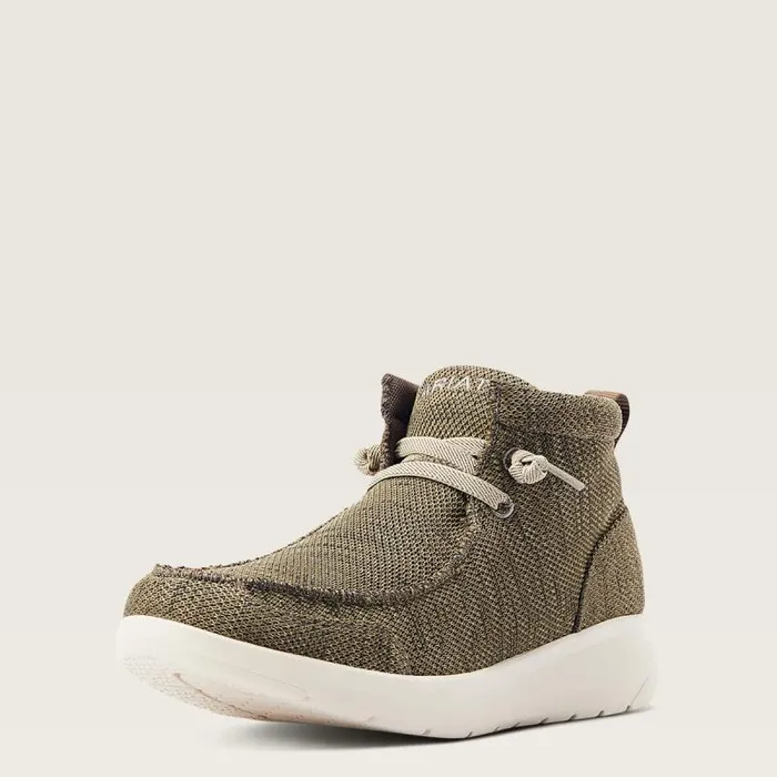 Men Shoes and Sneakers Ariat Hilo Mid Heathered Olive