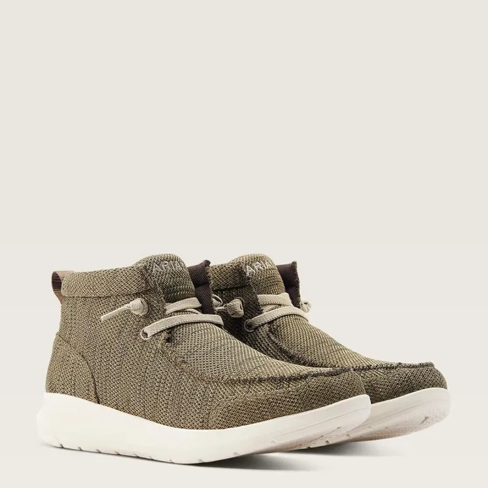 Men Shoes and Sneakers Ariat Hilo Mid Heathered Olive Men Shoes and Sneakers Ariat Hilo Mid Heathered Olive