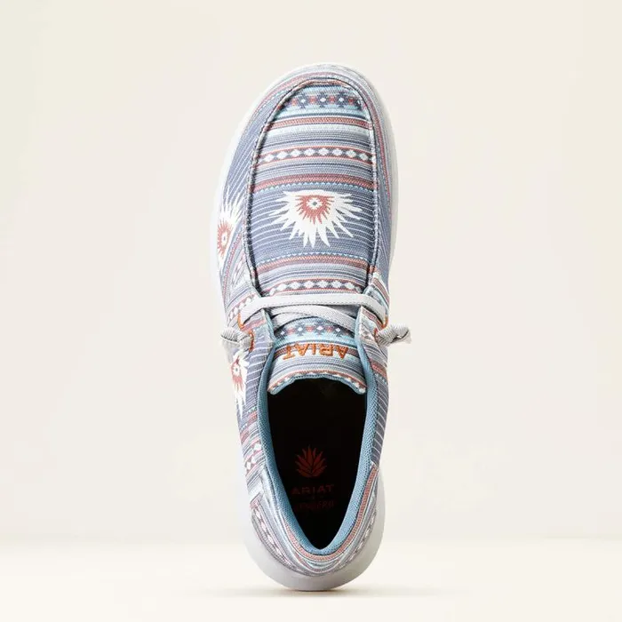 Men Shoes and Sneakers Ariat Hilo Sendero Blue Boquillas Print Men Shoes and Sneakers Ariat Hilo Sendero Blue Boquillas Print