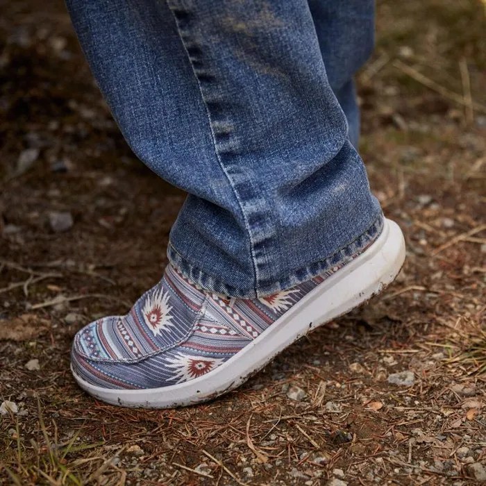 Men Shoes and Sneakers Ariat Hilo Sendero Blue Boquillas Print Men Shoes and Sneakers Ariat Hilo Sendero Blue Boquillas Print