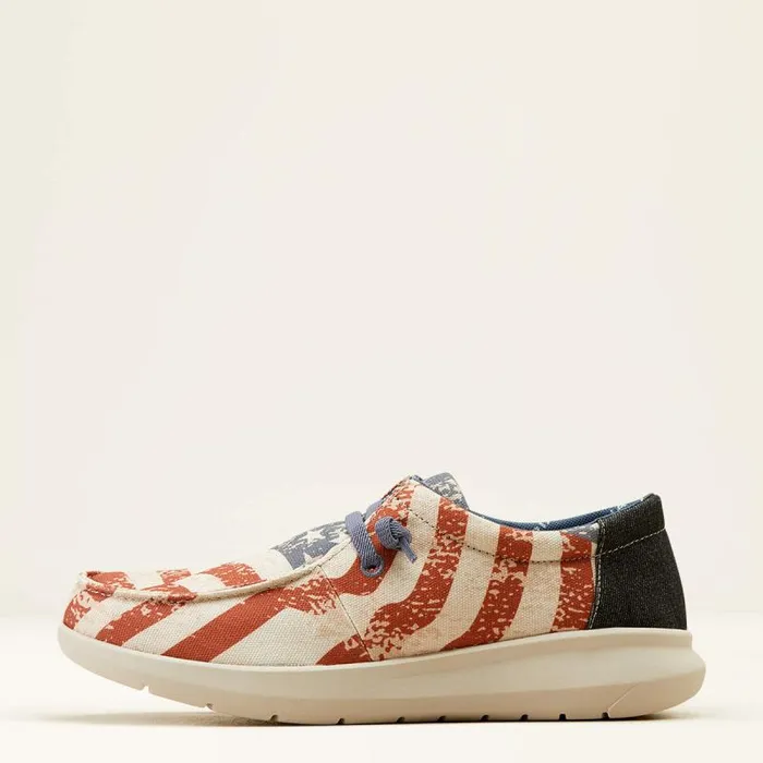 Men Shoes and Sneakers Ariat Hilo Stretch Lace American Flag Printcharcoal Men Shoes and Sneakers Ariat Hilo Stretch Lace American Flag Printcharcoal
