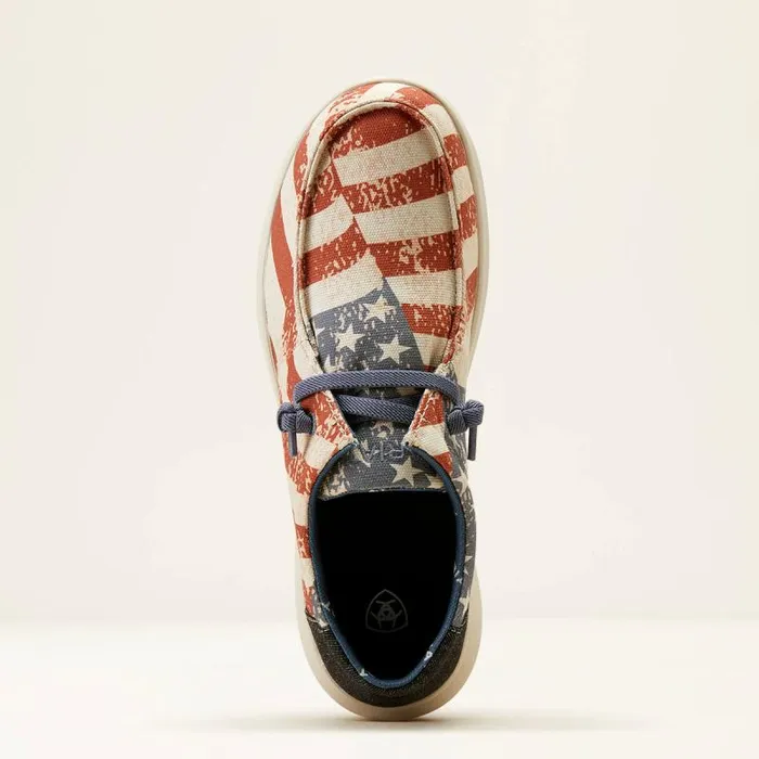 Men Shoes and Sneakers Ariat Hilo Stretch Lace American Flag Printcharcoal Men Shoes and Sneakers Ariat Hilo Stretch Lace American Flag Printcharcoal