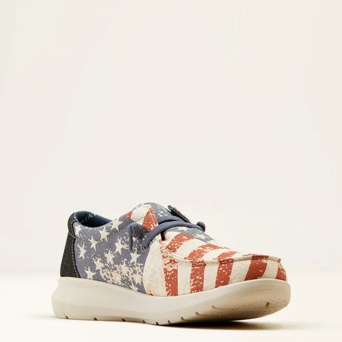 Men Shoes and Sneakers Ariat Hilo Stretch Lace American Flag Printcharcoal Men Shoes and Sneakers Ariat Hilo Stretch Lace American Flag Printcharcoal