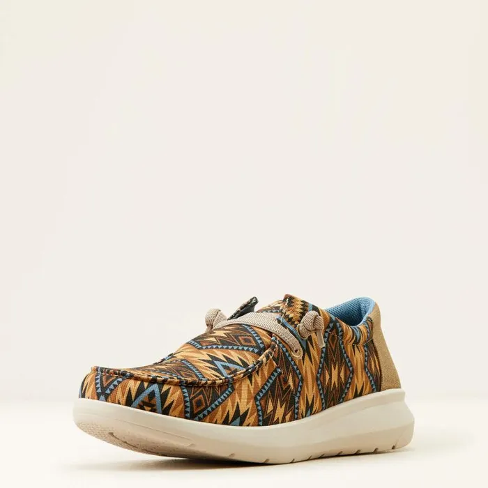 Men Shoes and Sneakers Ariat Hilo Stretch Lace Dusty Blue Southwesttan
