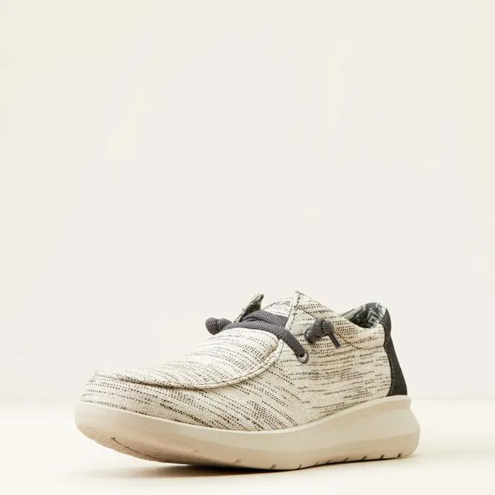 Men Shoes and Sneakers Ariat Hilo Stretch Lace Heathered Whitedark Denim