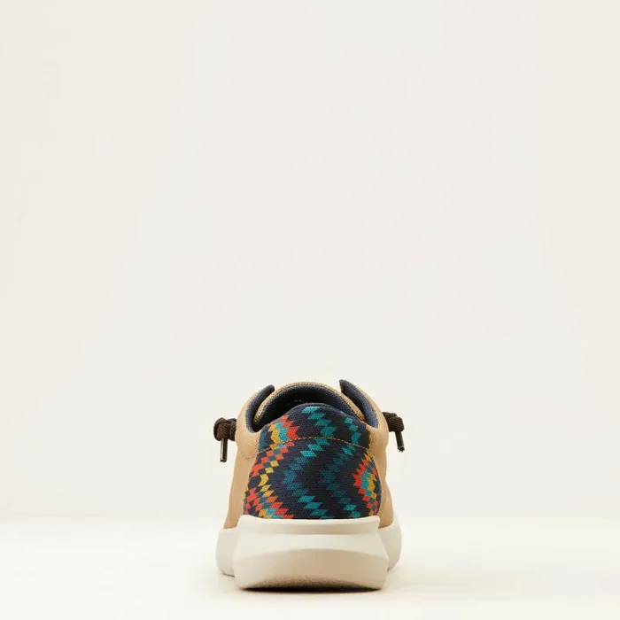 Men Shoes and Sneakers Ariat Hilo Stretch Lace Light Tanblue Southwest Men Shoes and Sneakers Ariat Hilo Stretch Lace Light Tanblue Southwest