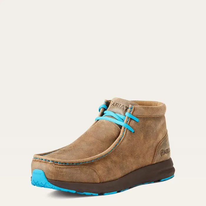 Men Shoes and Sneakers Ariat Spitfire Brown Bomberblue Laces