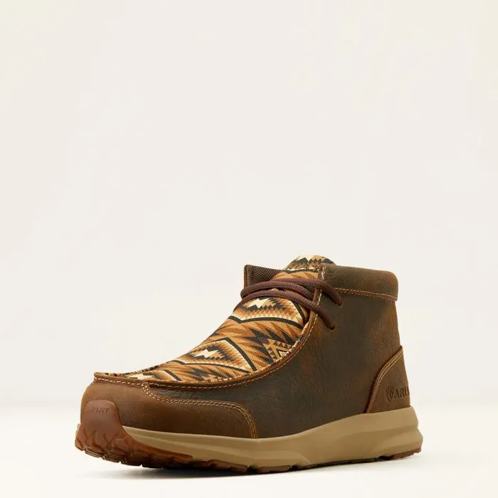 Men Shoes and Sneakers Ariat Spitfire Old Earthbrown Southwest Print