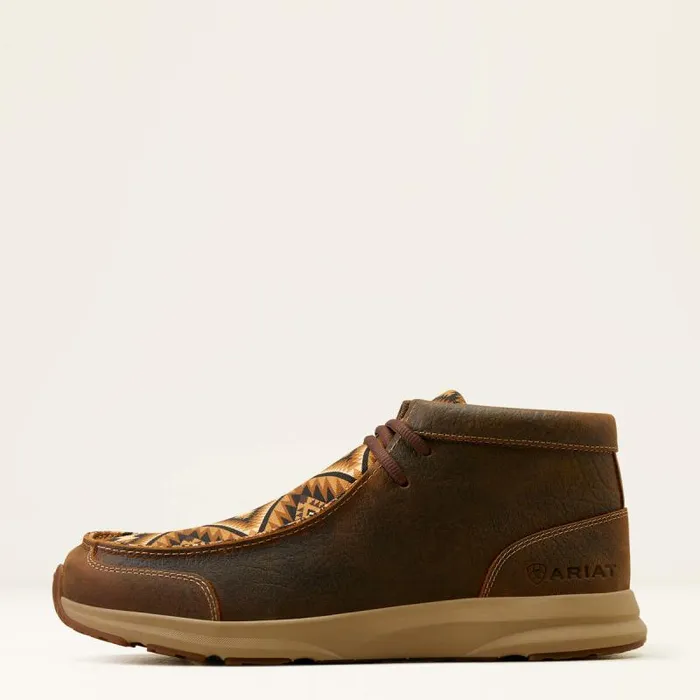 Men Shoes and Sneakers Ariat Spitfire Old Earthbrown Southwest Print Men Shoes and Sneakers Ariat Spitfire Old Earthbrown Southwest Print