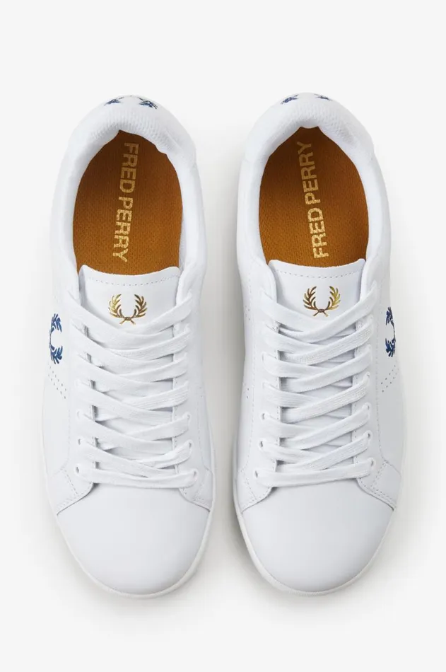 Men Shoes Fred Perry B721 Oatmealmarmalad