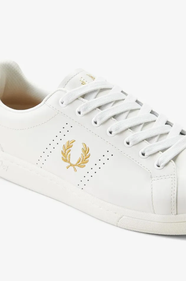 Men Shoes Fred Perry B721 Porcelainhoneycomb