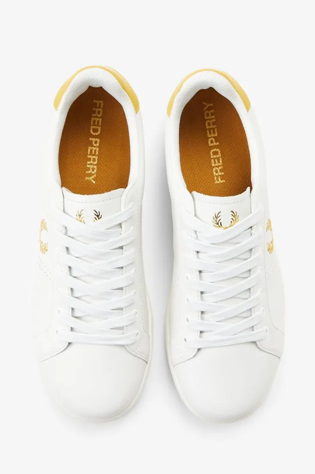 Men Shoes Fred Perry B721 Porcelainhoneycomb