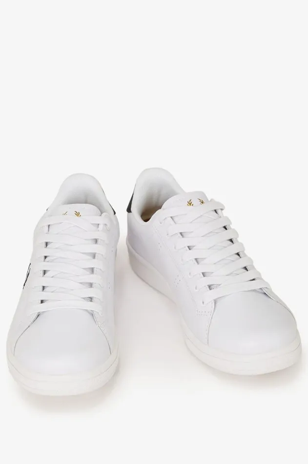 Men Shoes Fred Perry B721 Whitenavy