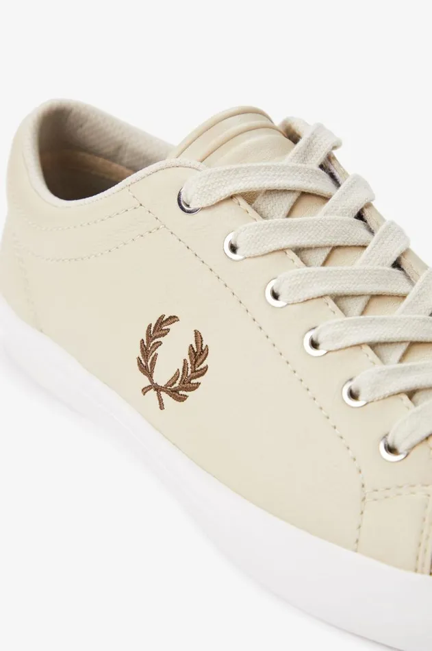 Men Shoes Fred Perry Baseline Oatmealwhisky Brown