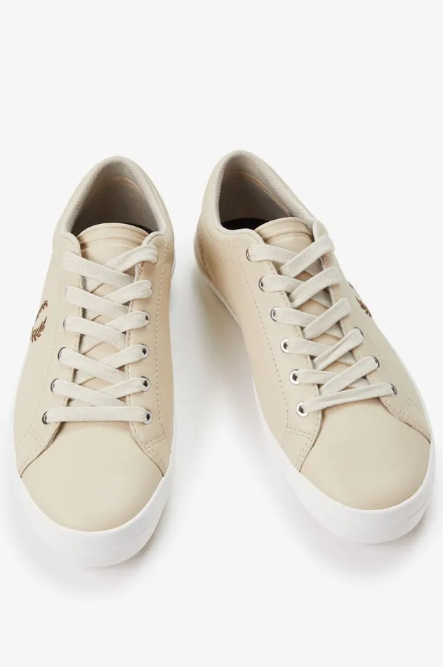 Men Shoes Fred Perry Baseline Oatmealwhisky Brown