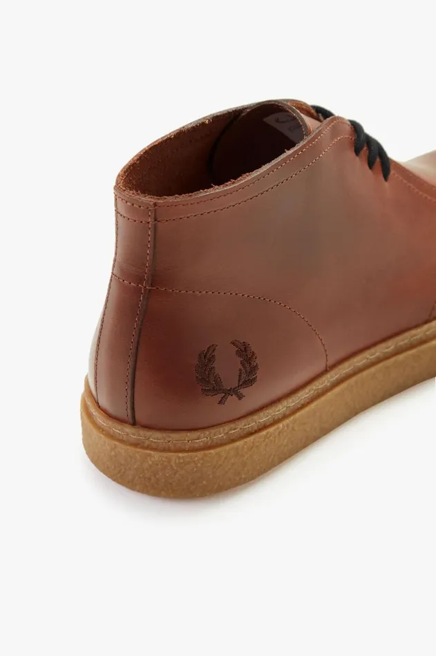 Men Shoes Fred Perry Hawley Whisky Brown