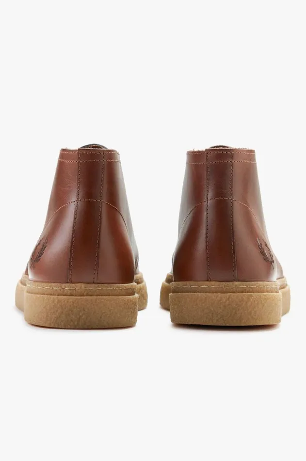 Men Shoes Fred Perry Hawley Whisky Brown