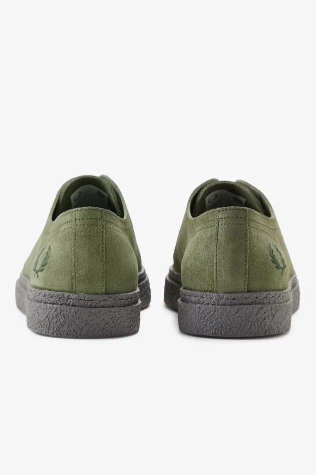 Men Shoes Fred Perry Linden Laurel Wreath Greennight Green