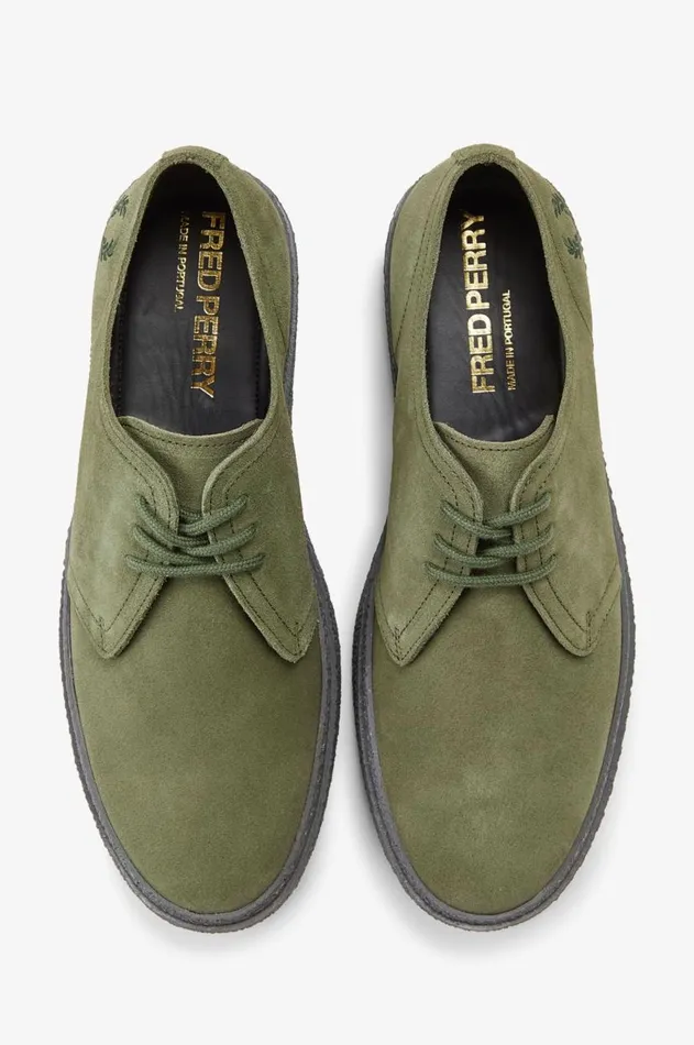 Men Shoes Fred Perry Linden Laurel Wreath Greennight Green
